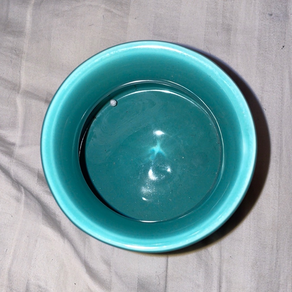 Teal vase - Picture 2 of 3